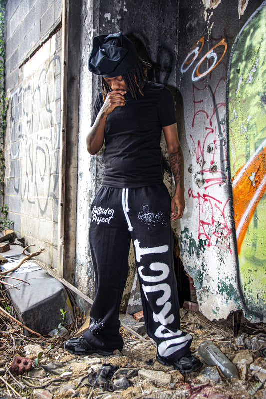 Black Logo Sweats