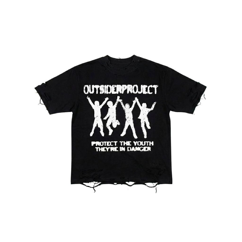 BLACK PROTECT THE YOUTH TEE