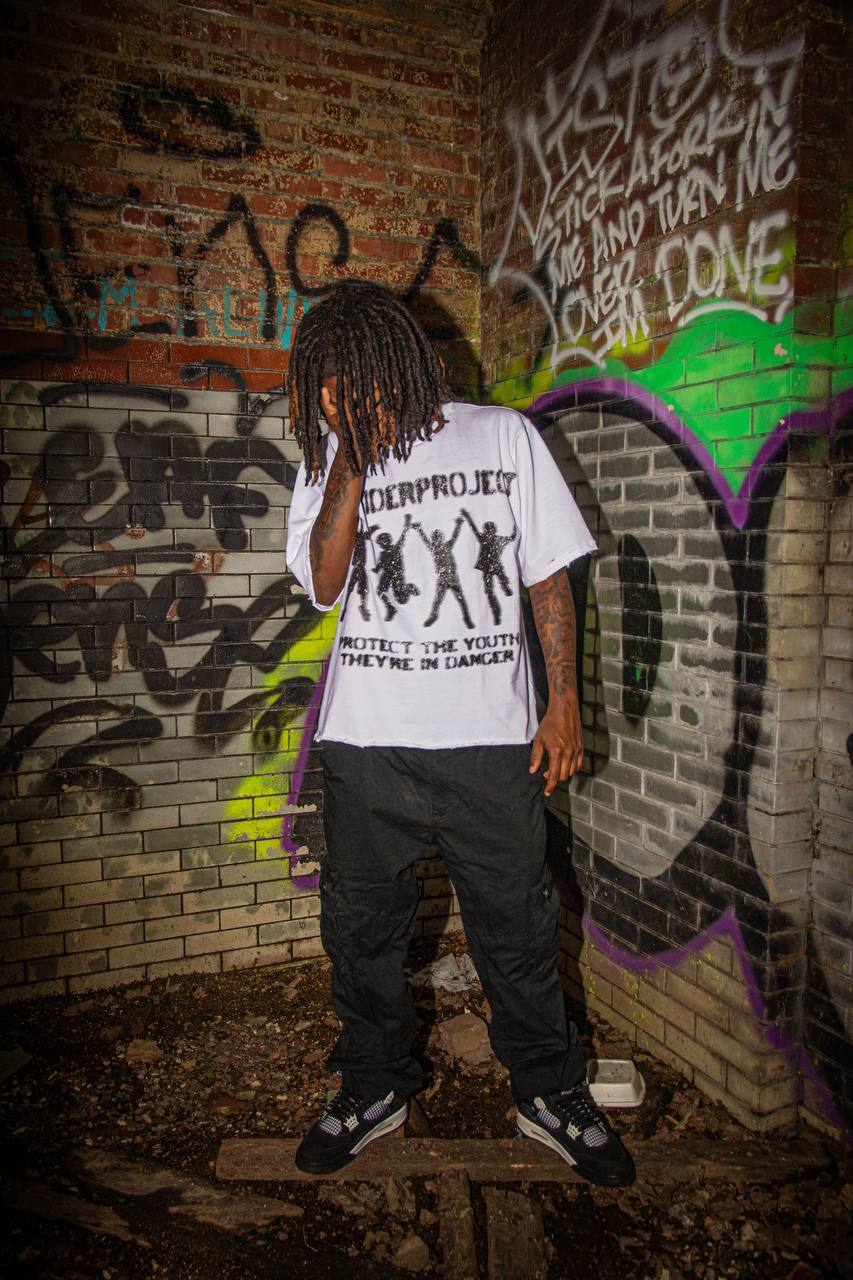 WHITE PROTECT THE YOUTH TEE