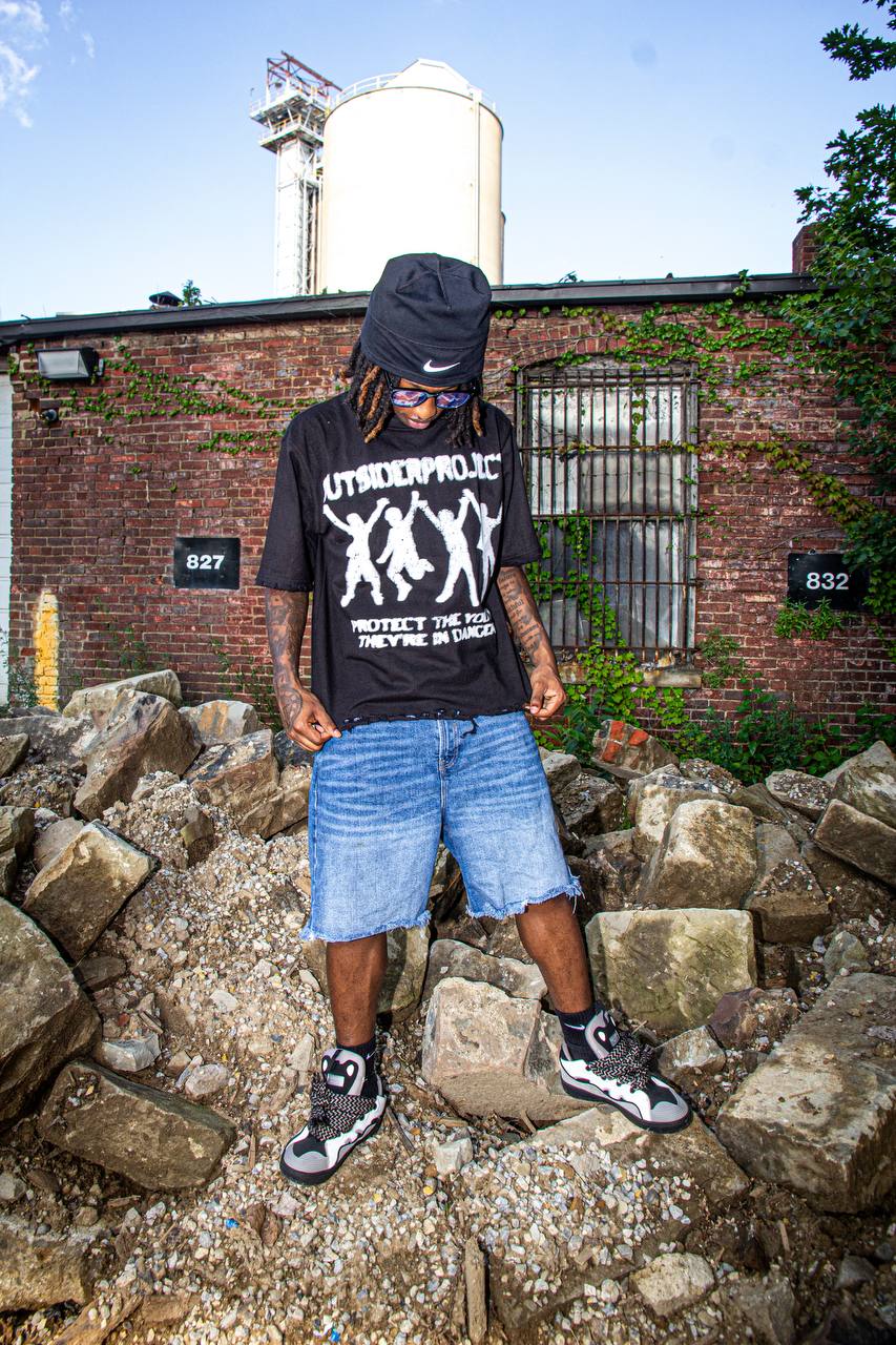 BLACK PROTECT THE YOUTH TEE