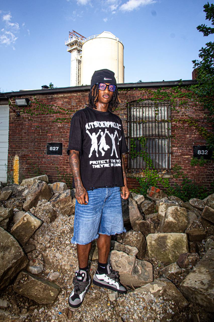 BLACK PROTECT THE YOUTH TEE